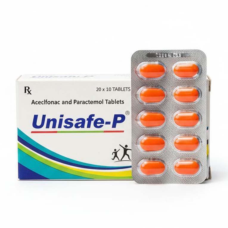 Aceclofenac, Paracetamol & Chlorzoxazone Tablets (Unisafe MR)